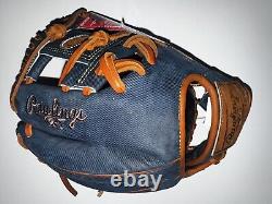 Gant de baseball en denim Heart Of The Hide Pro Label, main droite