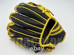 Gant de baseball infield Japan Hi-Gold Pro Order 11.5 Jaune Noir H-Web RHT SS