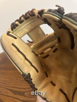 Gant de baseball infield Wilson Staff japonais droit sur mesure rare 11,5 (utilisé) cresta Gant de baseball infield Wilson Staff japonais droit sur mesure rare 11,5 (utilisé) cresta