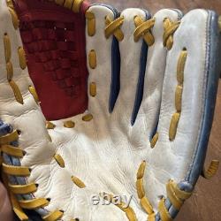 Gant de baseball personnalisé en cuir pour joueur de champ intérieur, cuir véritable, professionnel, lancer de la main droite