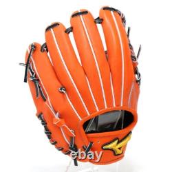 Gant de baseball professionnel Mizuno Hard HAGA JAPAN commande personnalisée infield orange NEUF