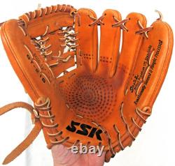 Gant de baseball professionnel en cuir SSK GT-215 Pro Elite 12 po pour joueur de champ intérieur/utilitaire - droitier (RHT)