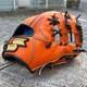Gant De Baseball Souple Ssk Pro Edge Pour L&rsquo;infield, Orange/noir, Personnalis&eacute;, 345 Mm