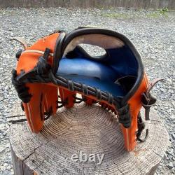 Gant de baseball souple SSK Pro Edge pour l’infield, orange/noir, personnalisé, 345 mm