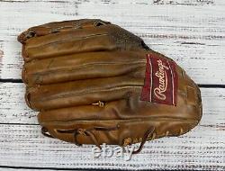 Gant de baseball vintage Heart Of The Hide Gold de Rawlings Pro 6 fabriqué aux États-Unis, 11 pouces pour l'intérieur.