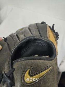 Gant de baseball vintage Nike Pro Gold 1150 11,5' droitier pour l’infield avec toile panier