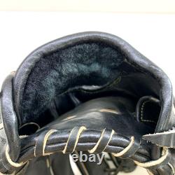 Gant de champ Mizuno Pro HAGA JAPAN 11,5 po RHT LH noir dur pour baseball 1AJGH21105 Gant de champ Mizuno Pro HAGA JAPAN 11,5 po RHT LH noir dur pour baseball 1AJGH21105
