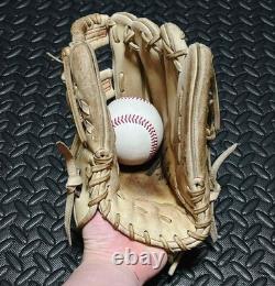 Gant de champ intérieur MIZUNO Pro Diversity bleu pour baseball à balle en caoutchouc, sur commande personnalisée, modèle AXI