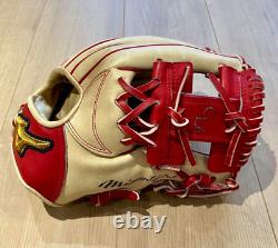 Gant de champ intérieur Mizuno Pro 11.5 pouces, main droite, édition Camel Crafted, Japon.