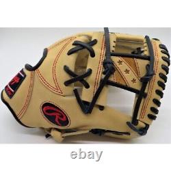 Gant de champ intérieur Rawlings Heart of the Hide Pro Excel Camel Palette CAM/N 11.25 JP