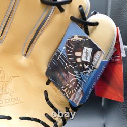 Gant de champ intérieur Rawlings JAPAN Heart of the Hide PRO EXCEL 12 RHT Camel Édition Limitée