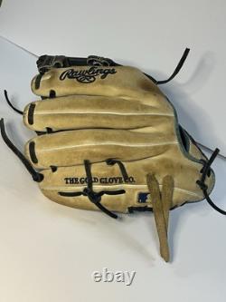 Gant de champ intérieur Rawlings PRO204-20CB 11 1/2 pouces Heart of the Hide Pro Grade 200