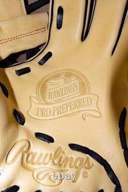 Gant de champ intérieur Rawlings Pro Preferred 11,5 pouces. Modèle Pro204. Non utilisé, état neuf.