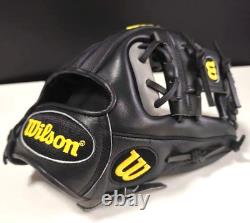 Gant de champ intérieur Wilson A2000 1786 Série Japon 2004 Limité Noir Modèle Rare Utilisé