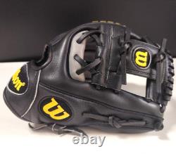 Gant de champ intérieur Wilson A2000 1786 Série Japon 2004 Limité Noir Modèle Rare Utilisé