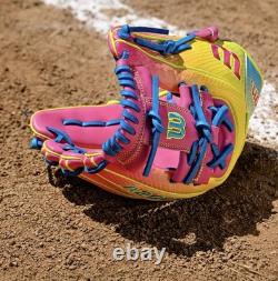 Gant de champ intérieur Wilson A2000 1786SS 11,5 pouces Pro Stock H-Web multicolore 2025