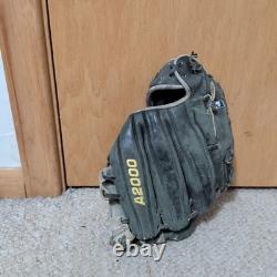 Gant de champ intérieur Wilson A2000 RHT modèle 1788 Pro Stock noir 11,25 pouces à double passepoil