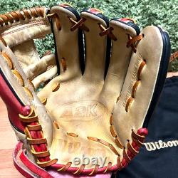 Gant de infield Wilson A2K Pro-Stock Select DatDude 11.5 utilisé pour le hardball au Japon