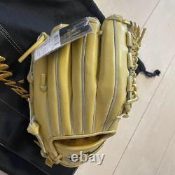 Gant de joueur de champ intérieur Mizuno Pro Hardball avec sac jaune MINT avec étiquette