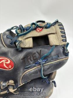 Gant de joueur de champ intérieur Rawlings Baseball Gold Glove pour lancer de la main droite 11 PRO217-2