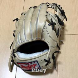 Gant de joueur de champ intérieur Rawlings Heart of the Hide PRO EXCEL 11,25 Camel RHT JAPAN Rare