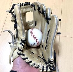 Gant de joueur de champ intérieur Rawlings Heart of the Hide PRO EXCEL 11,25 Camel RHT JAPAN Rare
