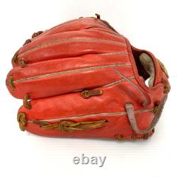 Gant de joueur de champ intérieur Wilson Staff DUAL 11.25 E Orange Cuir Pro Stock JAPON HWP6KK