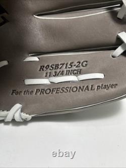 Gant de softball Rawlings R9 Pro en cuir 11-3/4 pour femme, lance rapide, joueur de champ intérieur, neuf