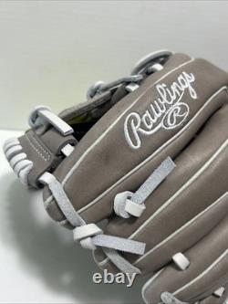 Gant de softball Rawlings R9 Pro en cuir 11-3/4 pour femme, lance rapide, joueur de champ intérieur, neuf