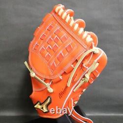 Gant dur de baseball Mizuno Pro HAGA JAPON Infield Commande personnalisée Fabriqué au JAPON