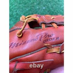 Gant personnalisé Mizuno pro 11.5 Infield Droit Rouge Commande HAGA Japon modèle Sakamoto