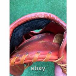 Gant personnalisé Mizuno pro 11.5 Infield Droit Rouge Commande HAGA Japon modèle Sakamoto