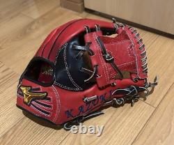 Gant spécial Mizuno pro 11.5 pouces pour l'intérieur droit rouge sur commande spéciale du Japon