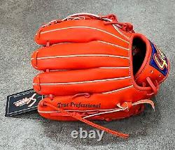 Gants De Baseball Kubota Slugger Ksn-j6x Deep Grip Pocket Orange Youth Infield 11