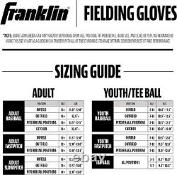 Gants de baseball RTP Pro pour adultes + enfants, gant de baseball pour champ extérieur + champ intérieur