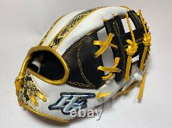 Hi-gold Pro Order 11.75 Infield Gants De Baseball Snake Skin Blanc H-web Rht Japon