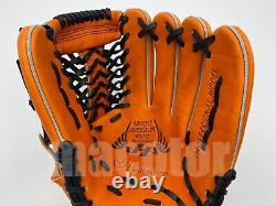 Japan Hatakeyama Pro Commande 12 Infield Gants De Baseball Black Orange Net Vente Rht