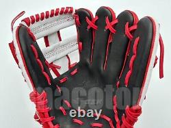 Japan Ssk Special Pro Order 11.5 Infield Baseball Gant Croix-rouge Noire Rht