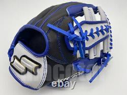 Japan Ssk Special Pro Order 11.5 Infield Gants De Baseball Croix Bleu Noir Rht 3b