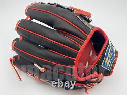 Japan Zett Pro Modèle 12 Infield Gants De Baseball Croix-rouge Noire Vente-cadeau Rht