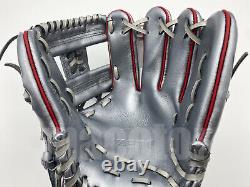 Japan Zett Special Pro Order 11.5 Infield Baseball Gant Silver H-web Rht Ltd