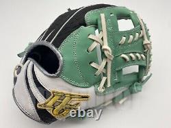 Japon Hi-gold Pro Order 11.5 Infield Gants De Baseball Tiffany Vert Rht H-web Nouveau
