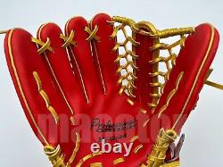 Japon Hi-gold Pro Order 13 Infield Baseball Gants Red Gold I-web Lht Limited