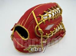 Japon Hi-gold Pro Order 13 Infield Baseball Gants Red Gold I-web Rht Limited