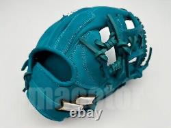 Japon Ssk Special Pro Order 11.5 Infield Baseball Gants Bleu Nil H-web Rht