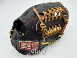 Japon Zett Pro Modèle 11.75 Infield Gants De Baseball Black Rht Red Label Vente