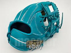 Japon Zett Special Pro Order 11.5 Infield Baseball Gants Bleu Nil H-web Rht