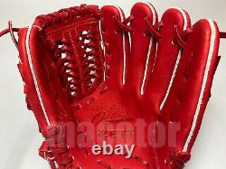 Japon Zett Special Pro Order 11.75 Infield Baseball Gants Red Net Rht Xmas Vente