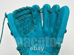 Japon Zett Special Pro Order 11.75 Infield Baseball Glove Blue Rht Vente