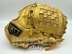 Japon Zett Special Pro Order 11.75 Infield Gants De Baseball Pure Gold Vente Rht
